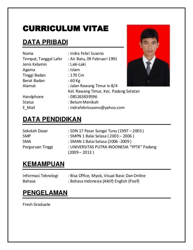 Contoh CV Word