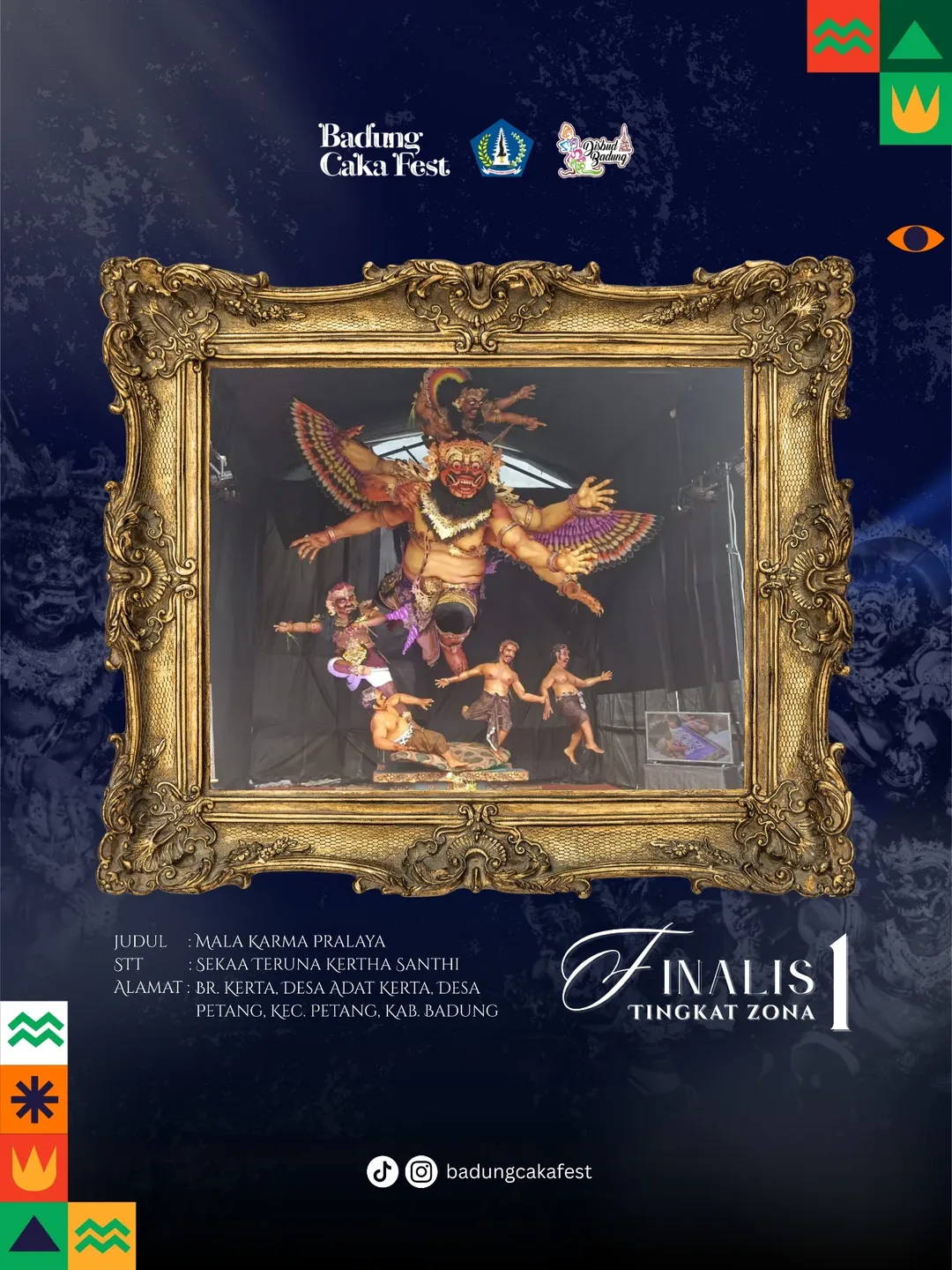 Ogoh ogoh Banjar Kerta Desa Petang